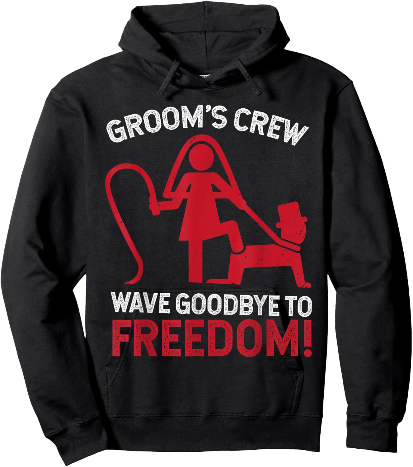 Groom's Crew T Shirt | Groom Groomsmen | Bachelor Party Hoodie - Hoodie | Black