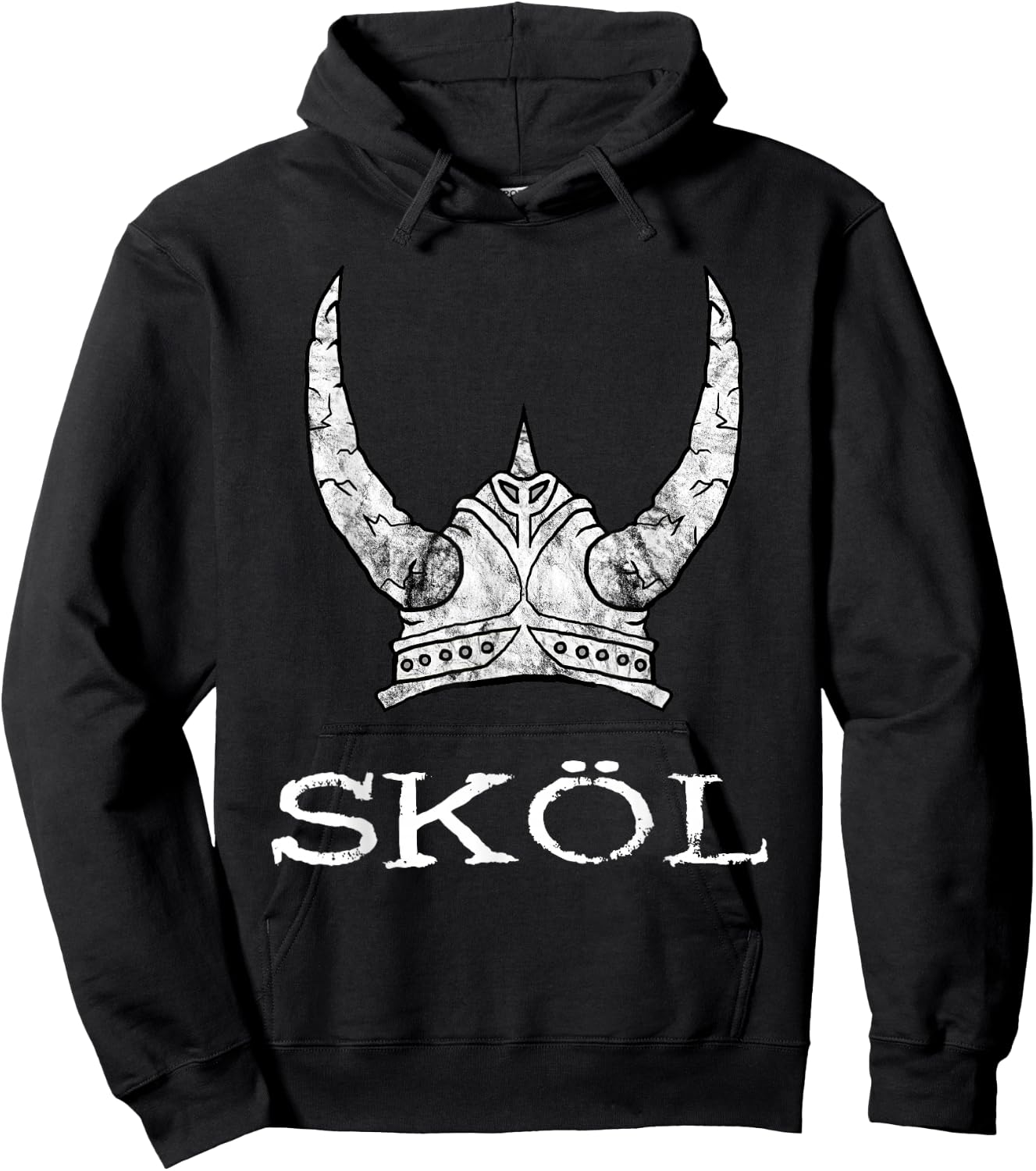 Skol Viking Helmet Nordic Scandinavian Norse Mythology Hoodie - Hoodie | Black