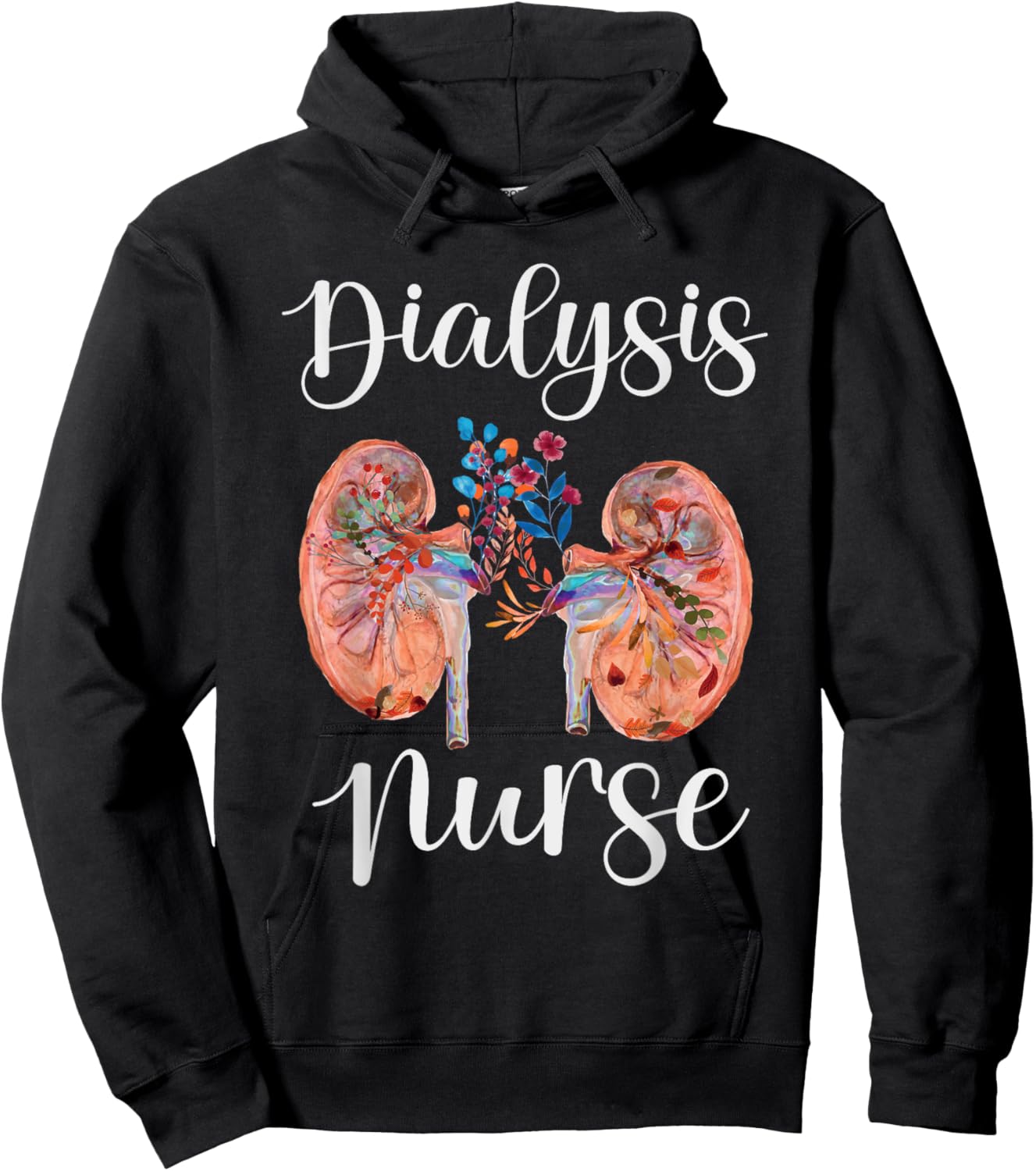 Dialysis Nurse Kidney Transplant Nephrology RN Appreciation Hoodie - Hoodie | Black