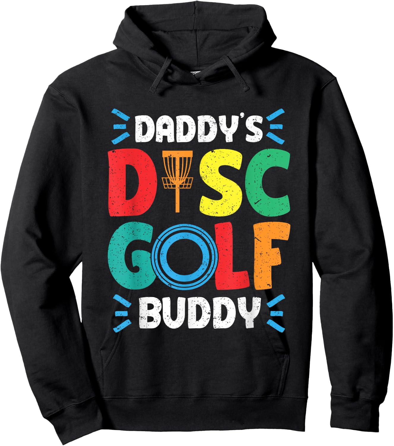 Daddy's Buddy Disk Golf Disc Golf Hoodie - Hoodie | Black