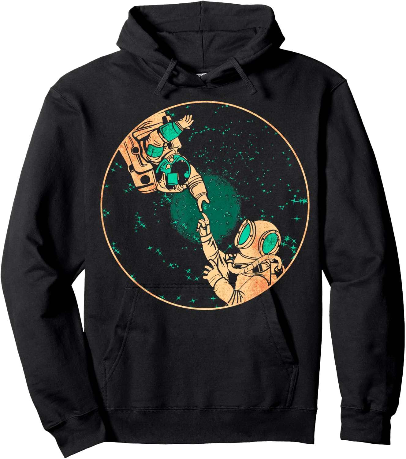 Astronaut Space Travel Deep Sea Diving Hoodie - Hoodie | Black