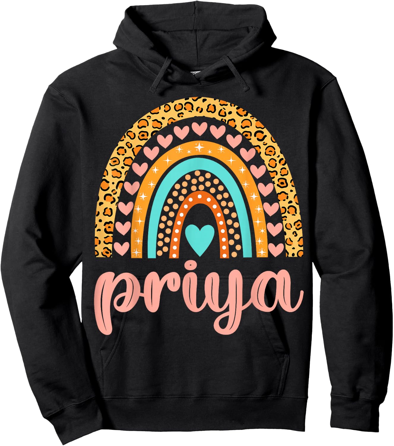 Priya Priya Name Birthday Shirt Gift Hoodie - Hoodie | Black