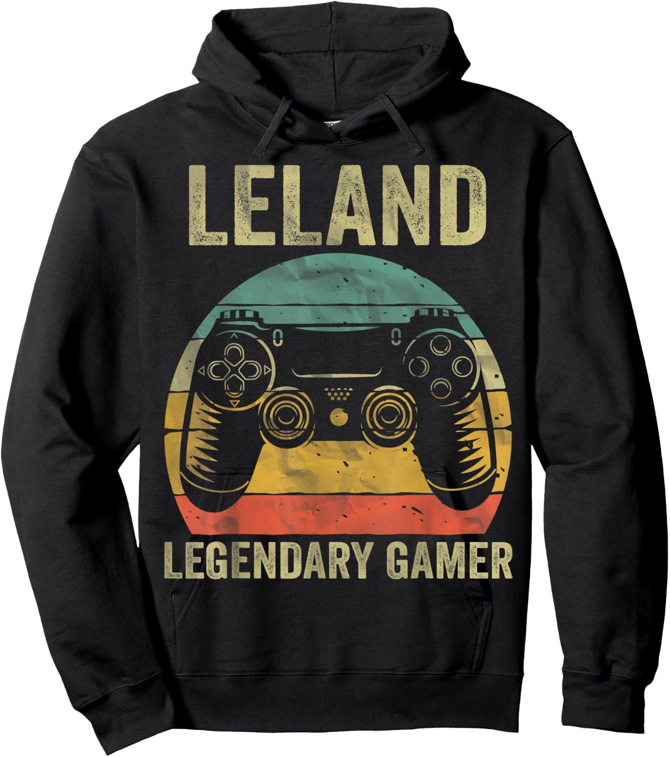Personalized Legendary Gamer Shirt Leland Name Video Gamer Hoodie - Hoodie | Black