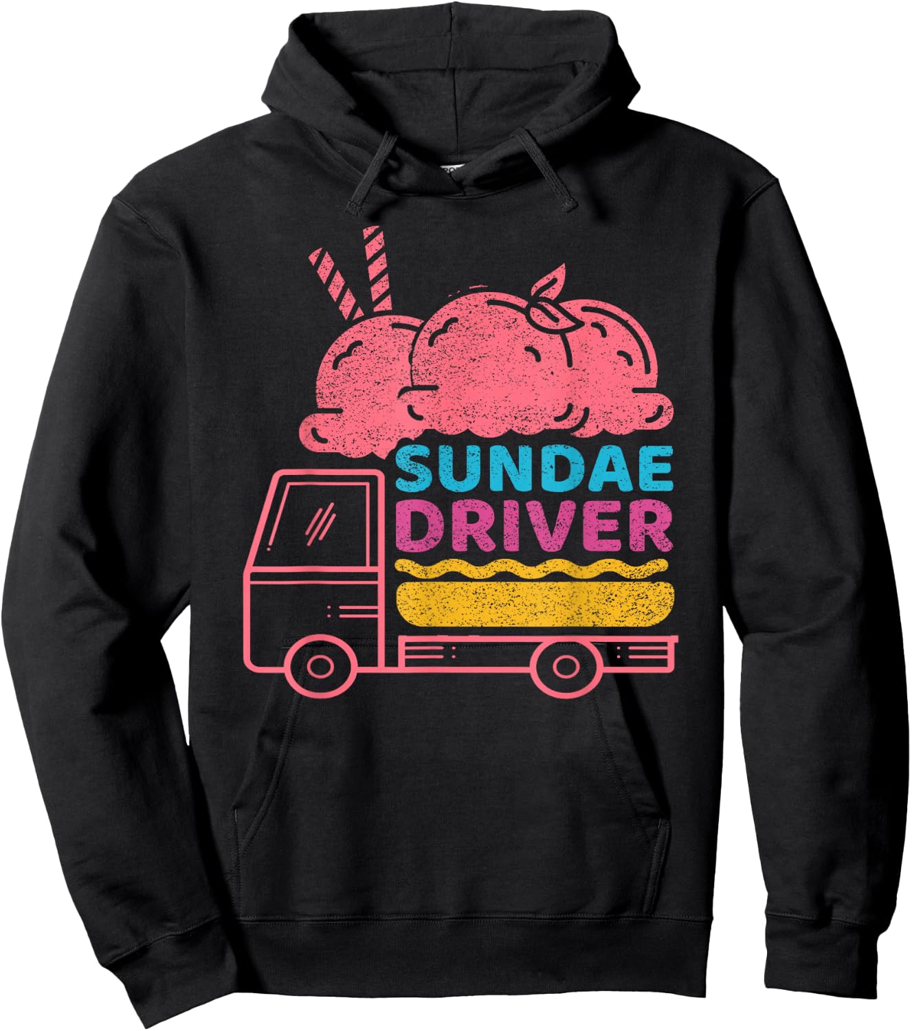 Sundae Driver Cannabis Marijuana Weed Strain Hoodie - Hoodie | Black
