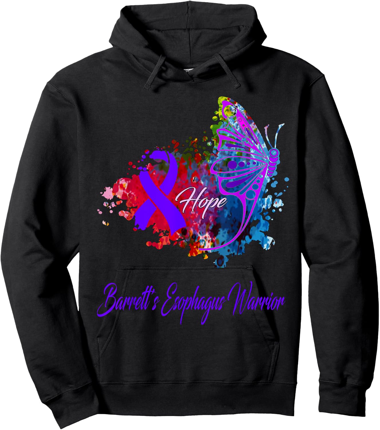 Barrett's Esophagus Awareness Hoodie - Hoodie | Black