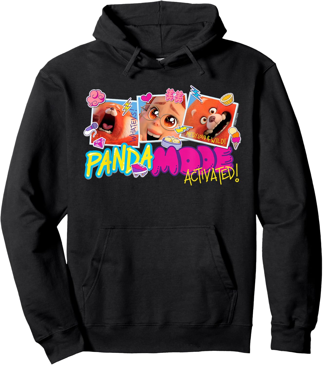 Disney and Pixar’s Turning Red Panda Mode Activated Hoodie - Hoodie | Black