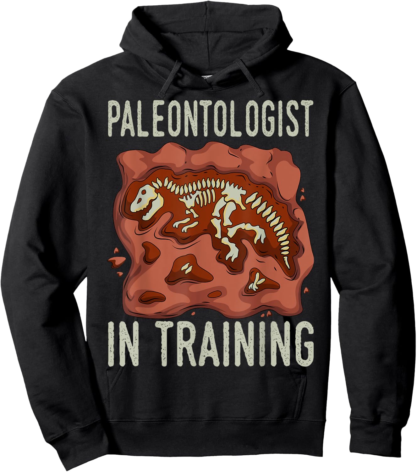 Future Paleontologist Paleontology Student Fossil Hunting Hoodie - Hoodie | Black