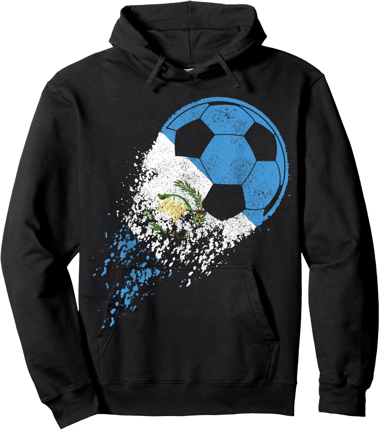 Guatemala Soccer Guatemalan Flag Pride Soccer Player Hoodie - Hoodie | Black