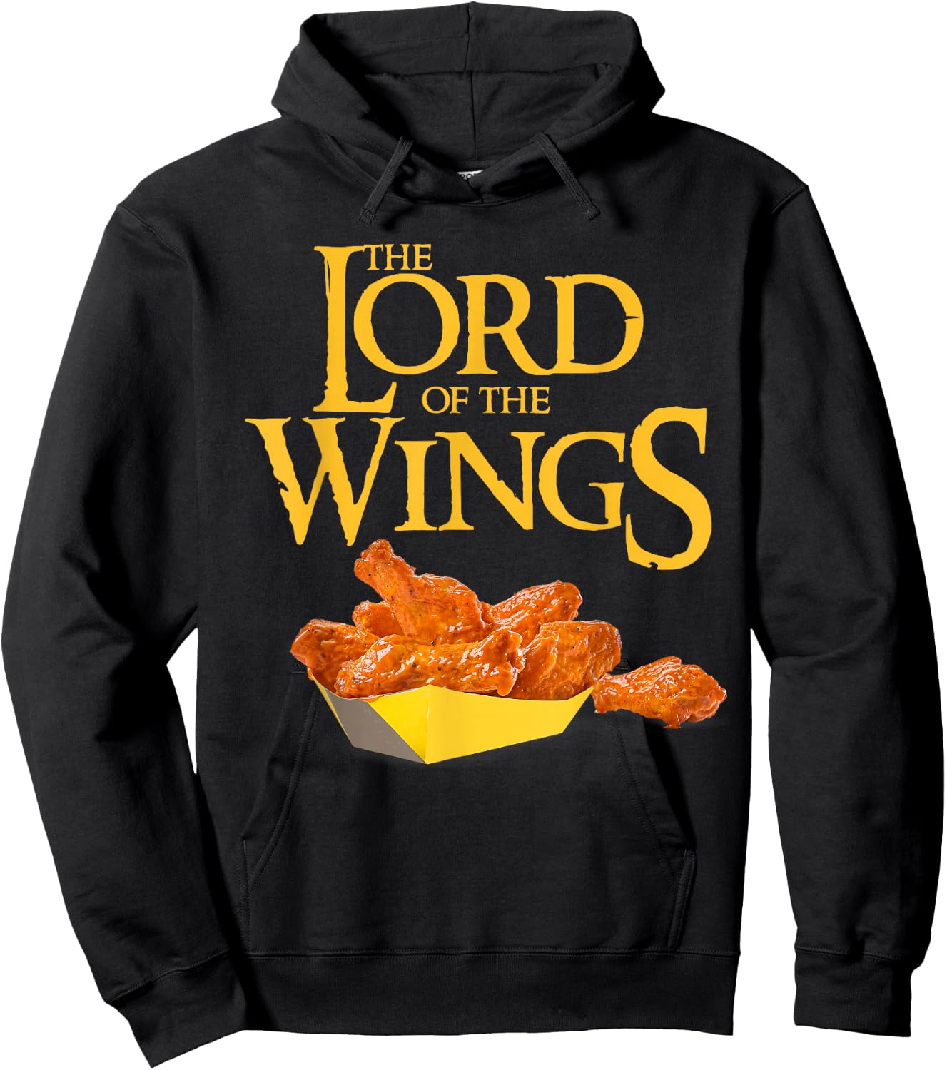 Lord of the Wings BBQ Chicken Wings Lord of the Wings Hoodie - Hoodie | Black