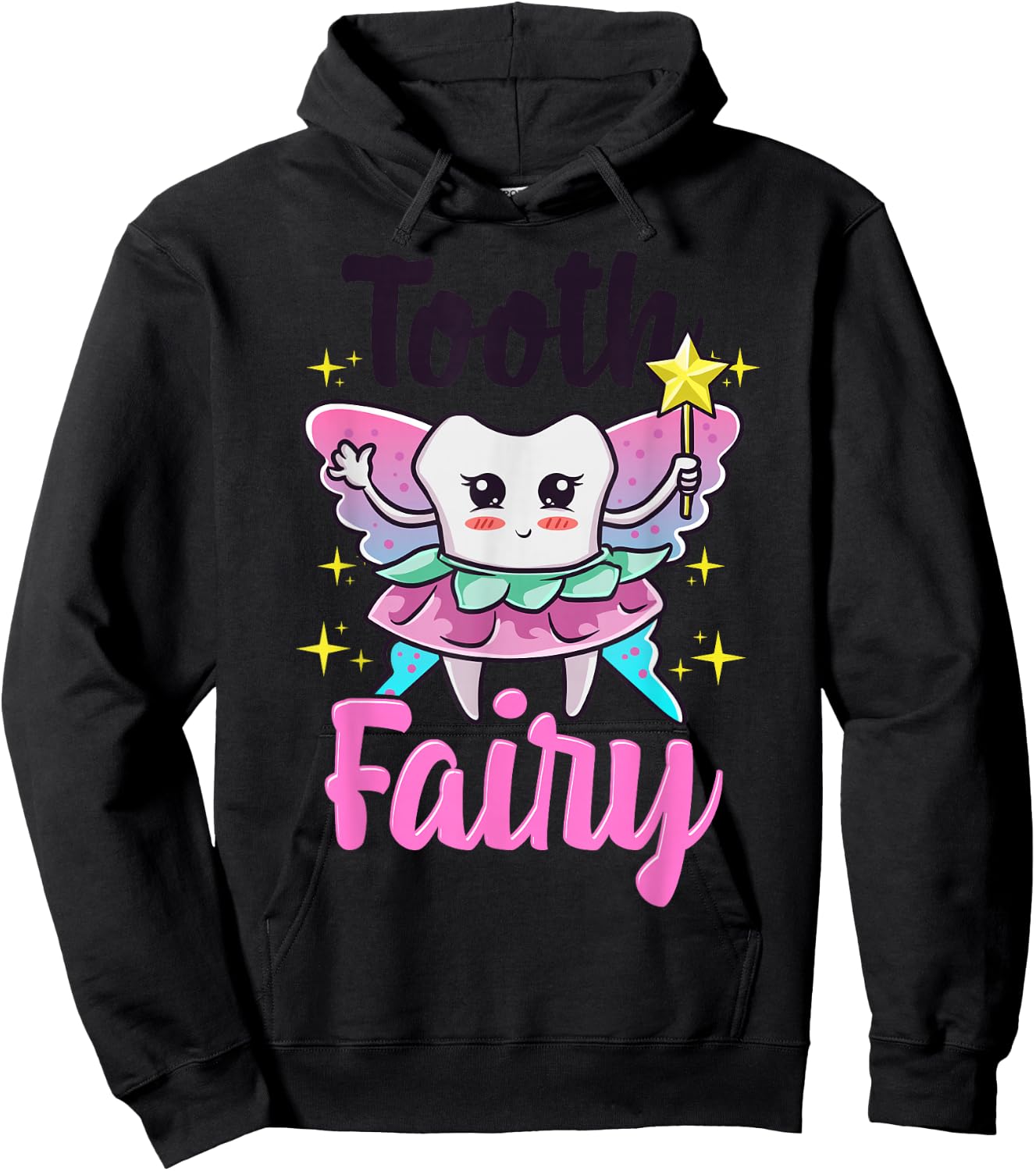 Cute Tooth Fairy Costume for Dentist and Dental Office Hoodie - Hoodie | Black