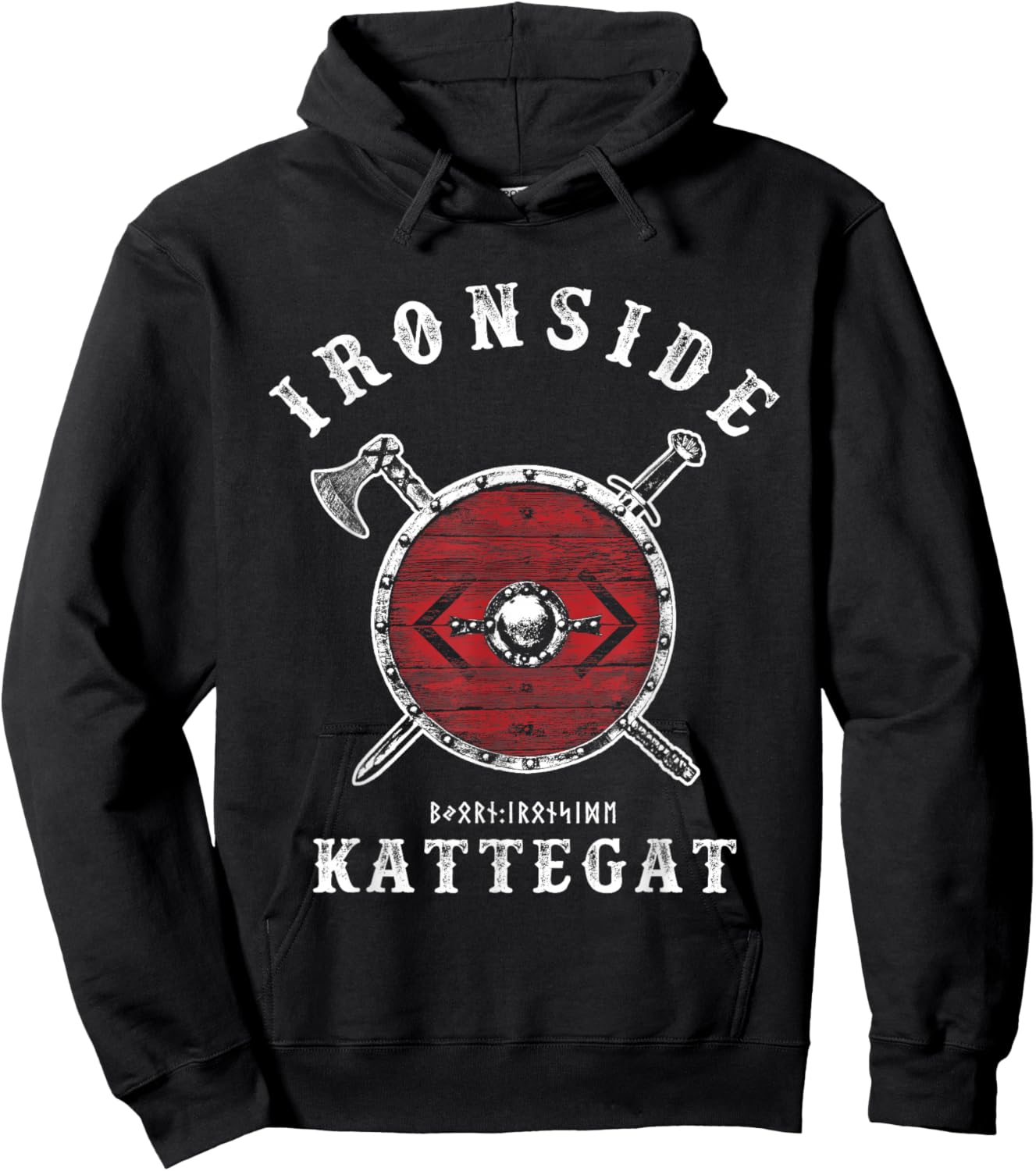 Bjorn Ironside - Kattegat Viking Shield Hoodie - Hoodie | Black