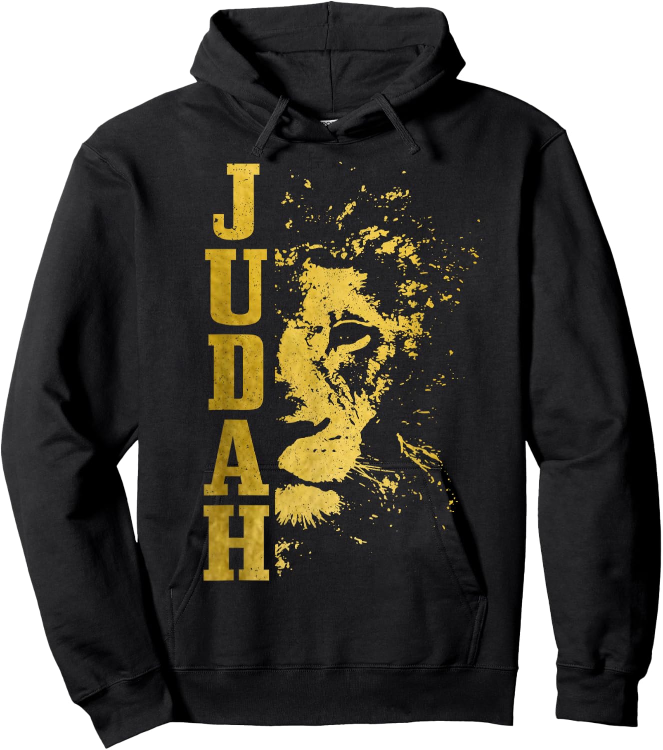 Judah Lion Israelite Vintage Men Women Reggae Israel Hebrew Hoodie - Hoodie | Black