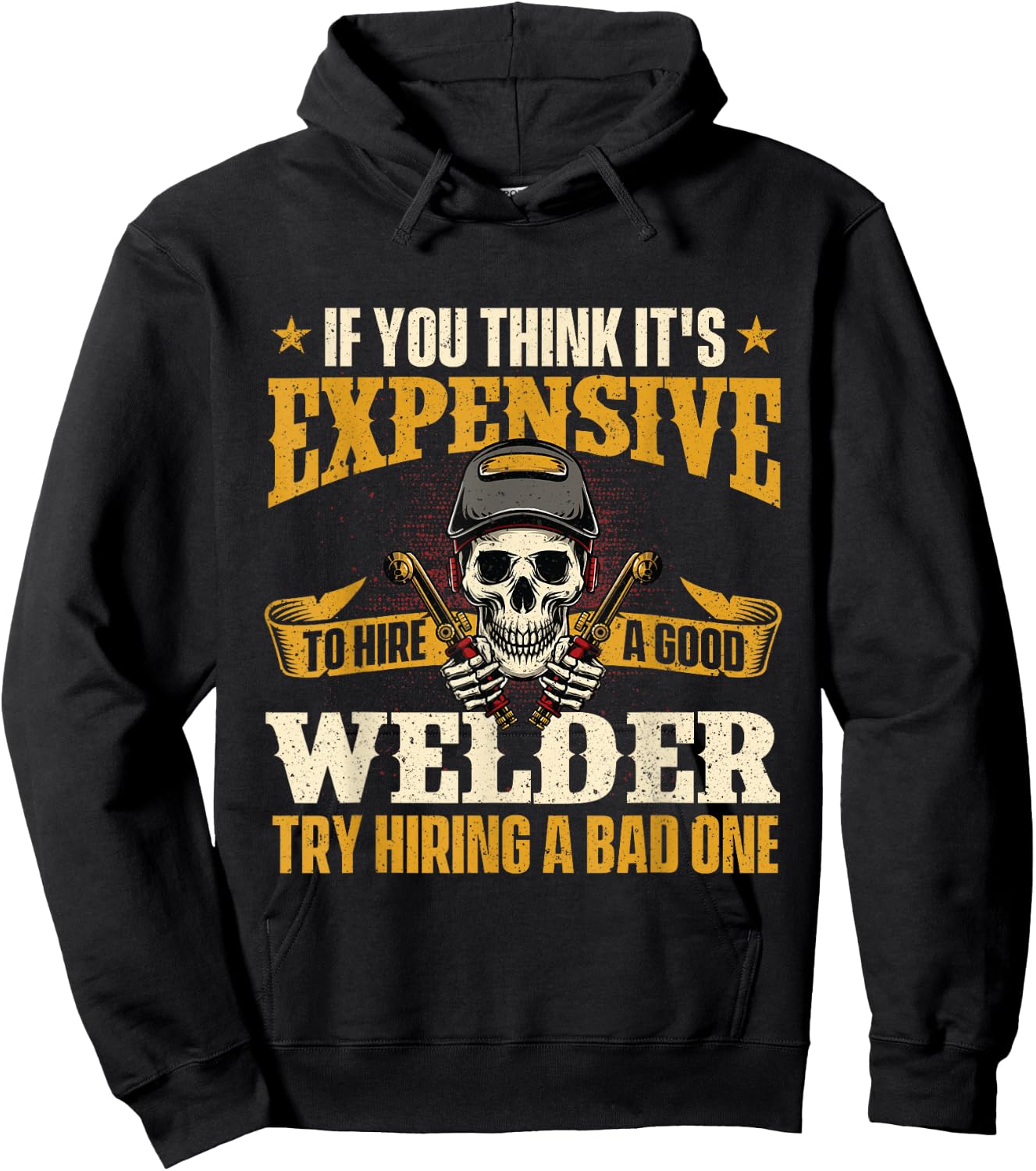 Funny Welder Shirts -Adults Black Small Hoodie - Hoodie | Black
