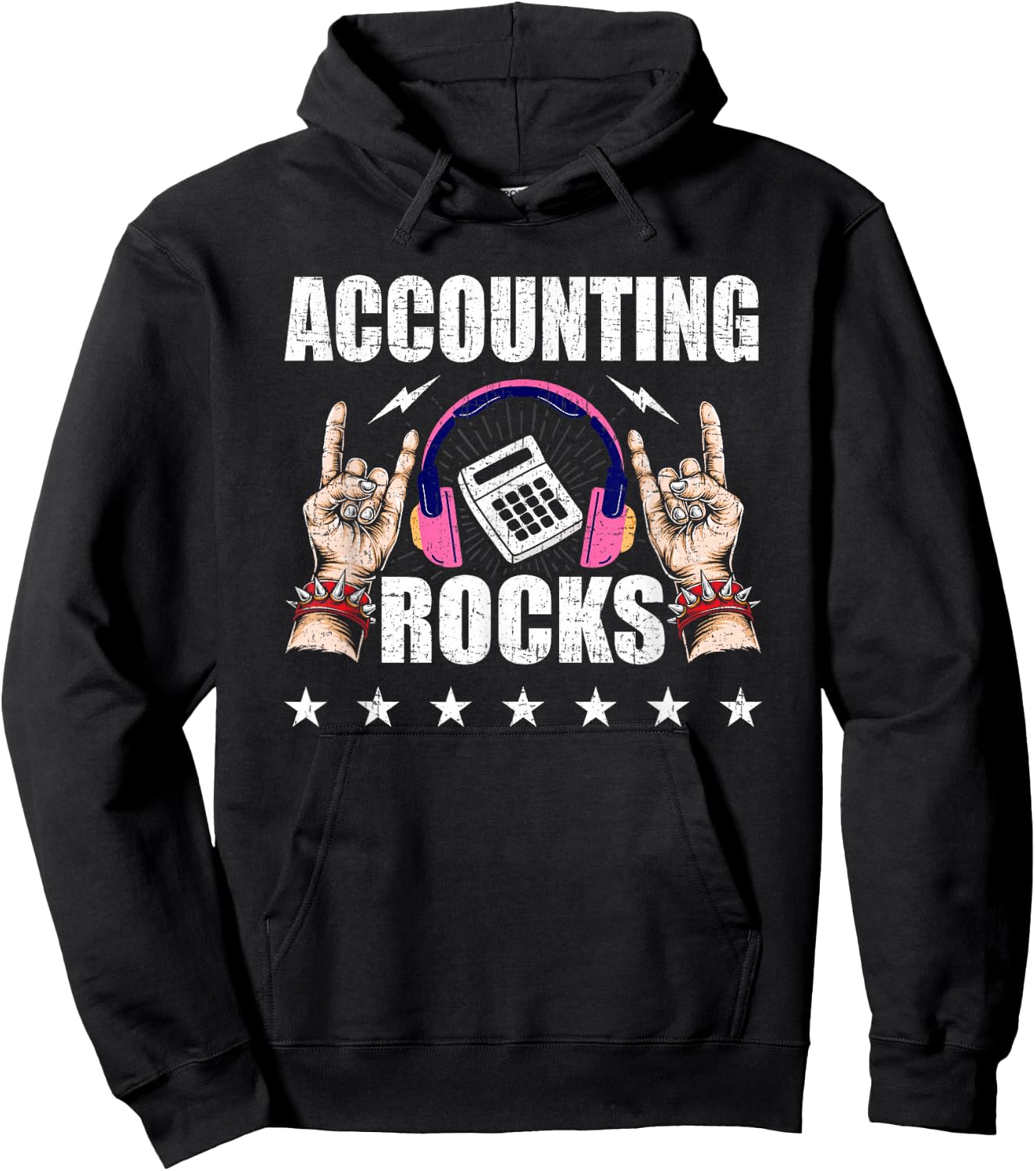 Accounting Rocks Accountant CPA Accountants Hoodie - Hoodie | Black