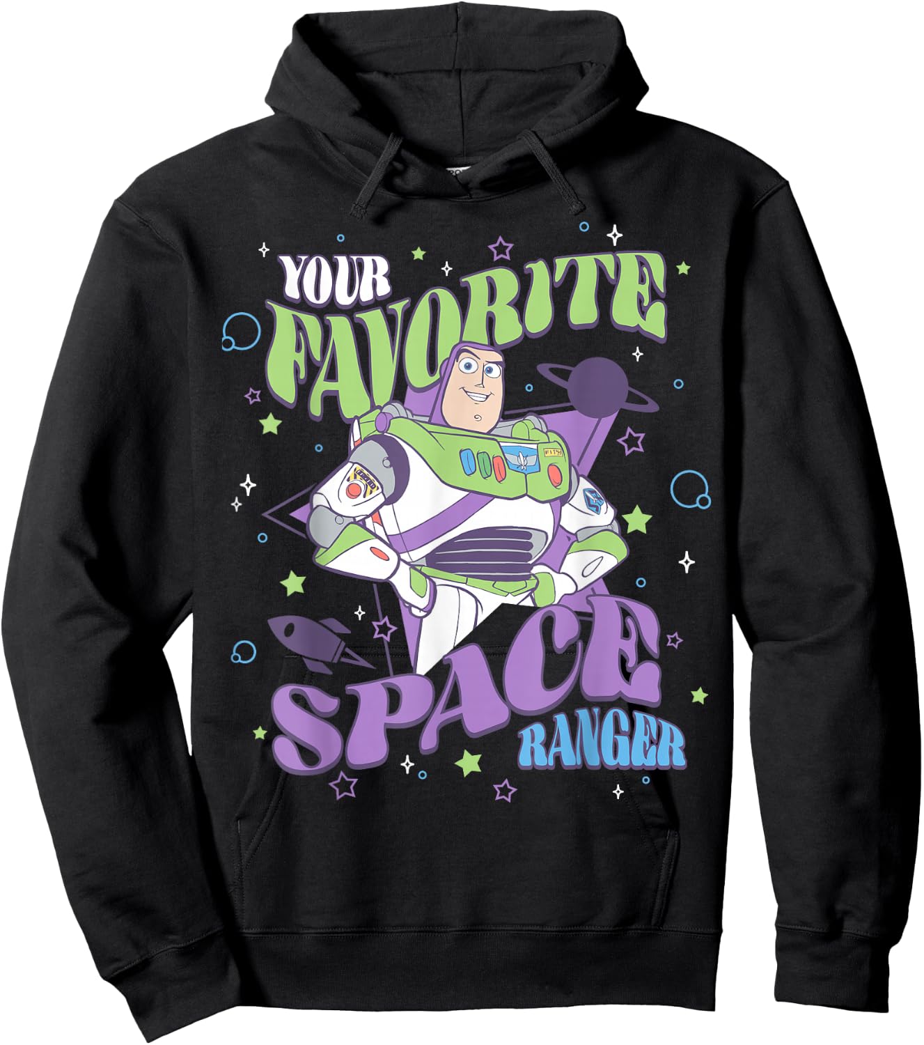 Disney Pixar Toy Story Your Favorite Space Ranger Lightyear Hoodie - Hoodie | Black