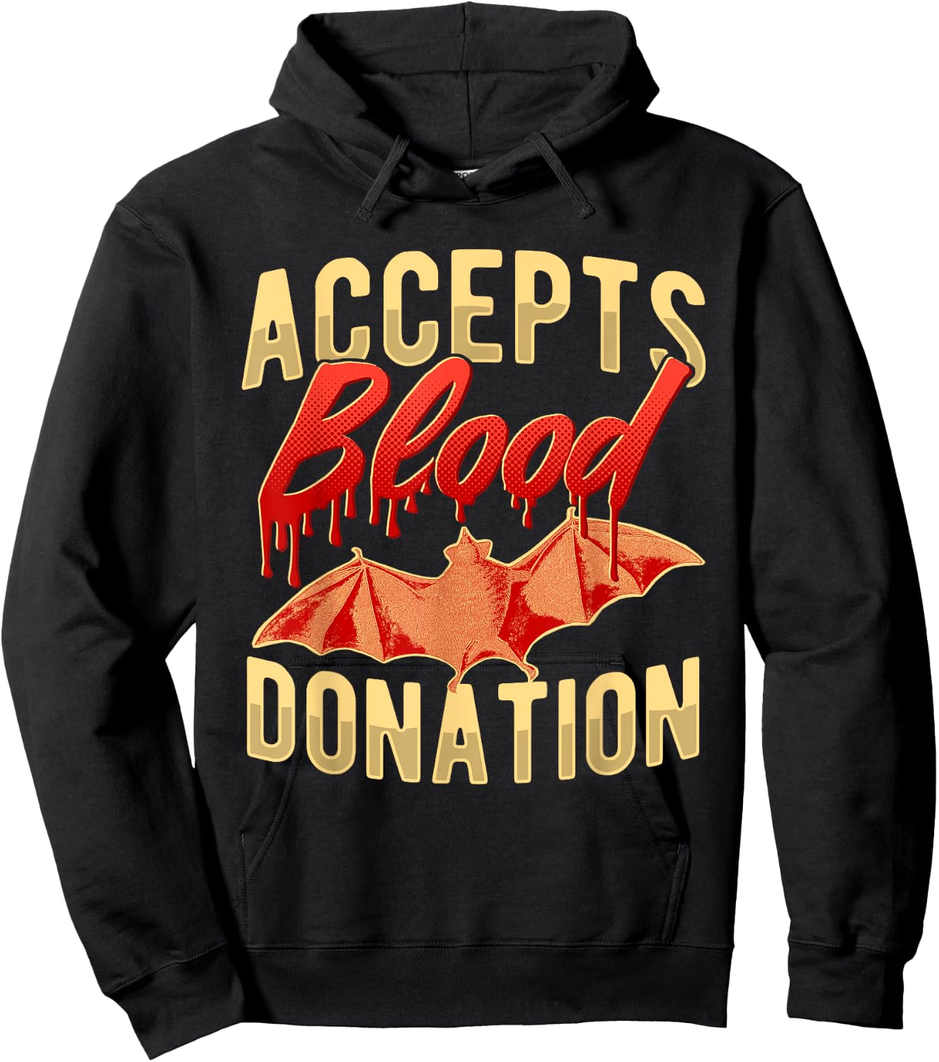 Blood Donation To Bat Hoodie - Hoodie | Black
