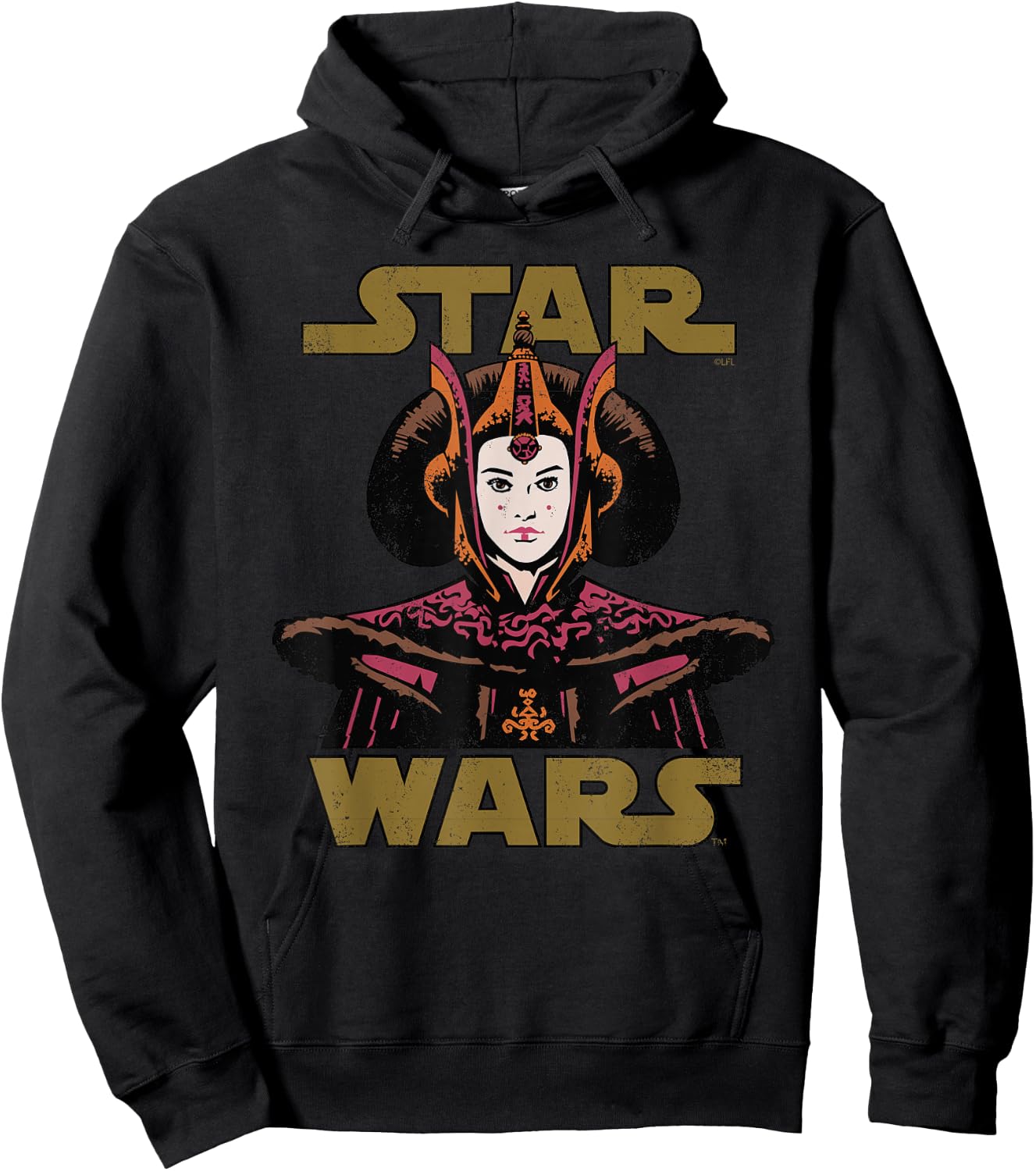 Star Wars Logo Padmé Amidala Hoodie - Hoodie | Black