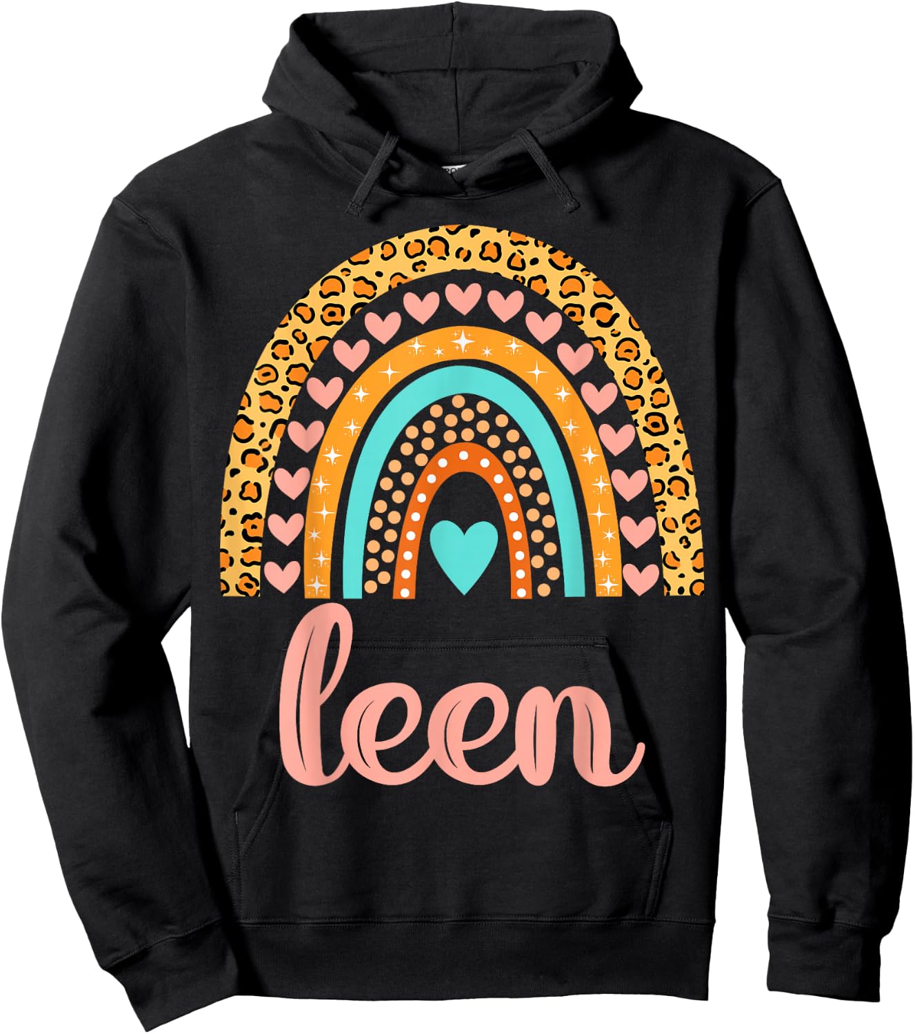 Leen Leen Name Birthday Shirt Gift Hoodie - Hoodie | Black