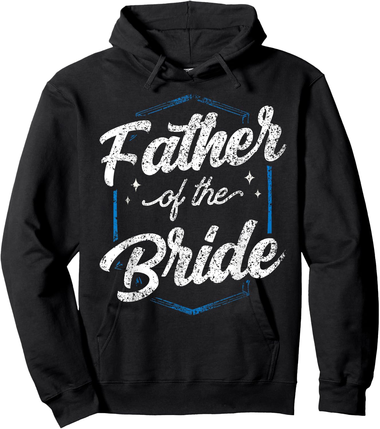 Father Of The Bride Party Bachelorette Wedding Cute Dad Hoodie - Hoodie | Black