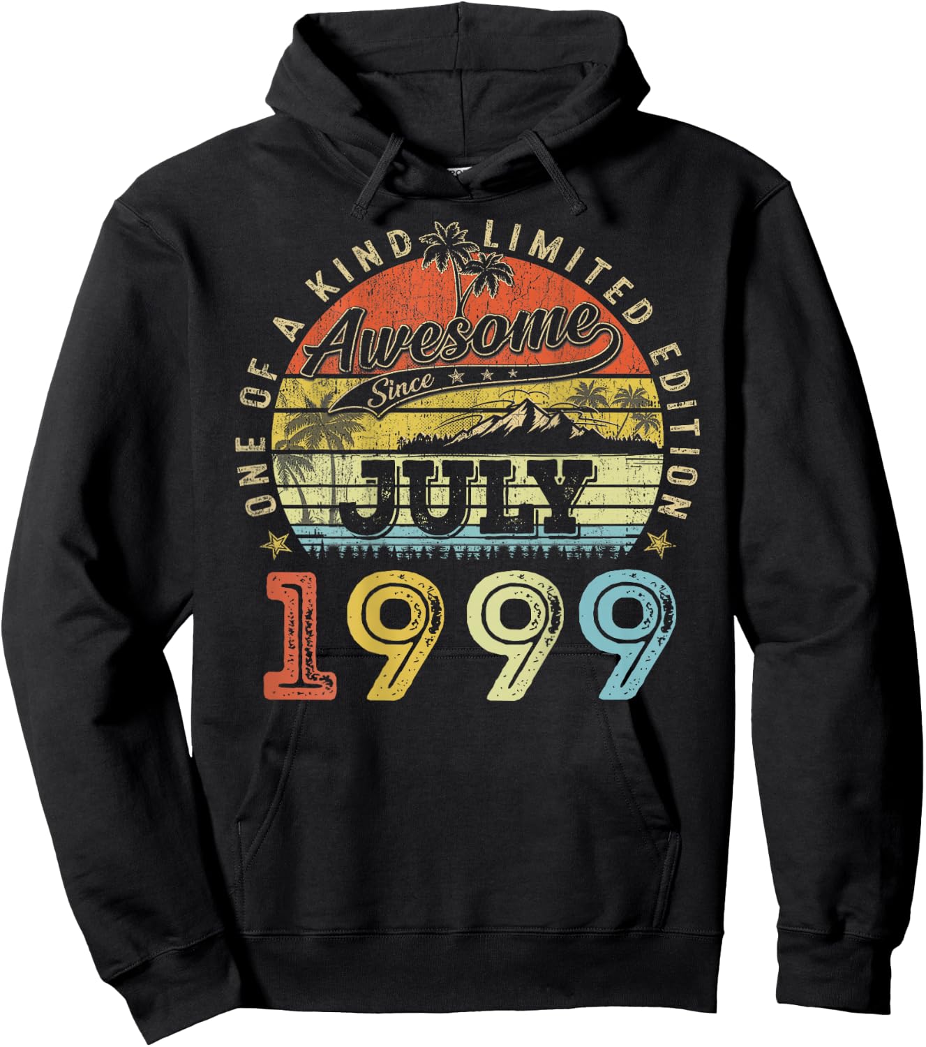 (ON Back) 27 Limited Edition 1999 July 27th Birthday Hoodie - Hoodie | Black