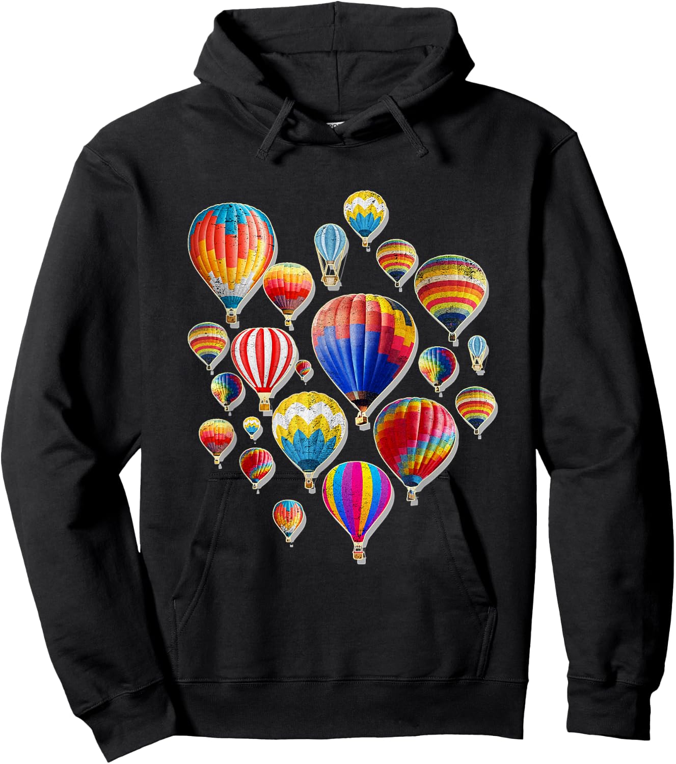 Hot Air Balloon Fly Ballooning Lover Perfect Fun Gift Hoodie - Hoodie | Black