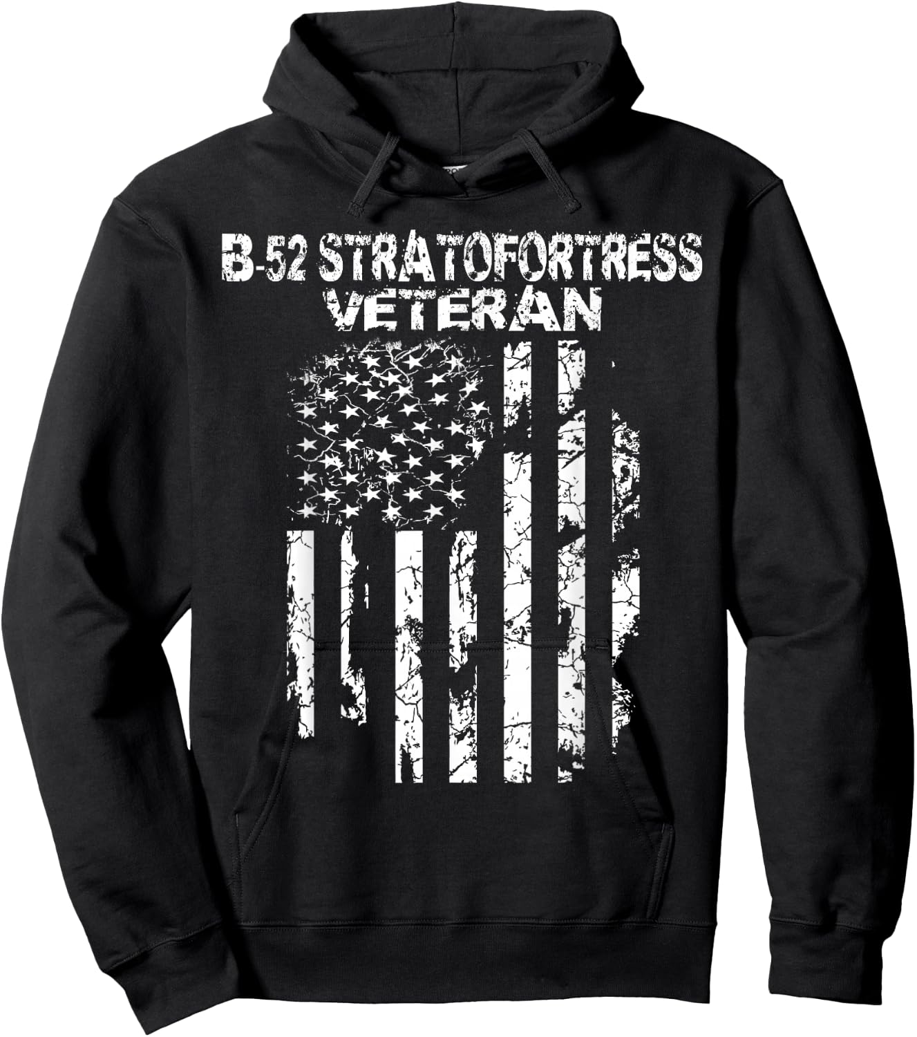 B-52 Stratofortress Bomber Veteran Hoodie - Hoodie | Black