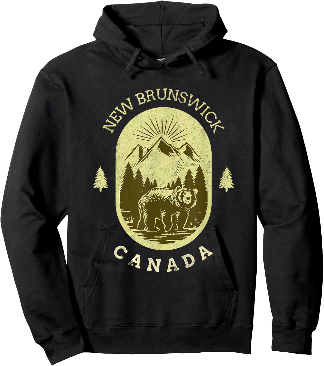 New Brunswick Canada Hoodie - Hoodie | Black