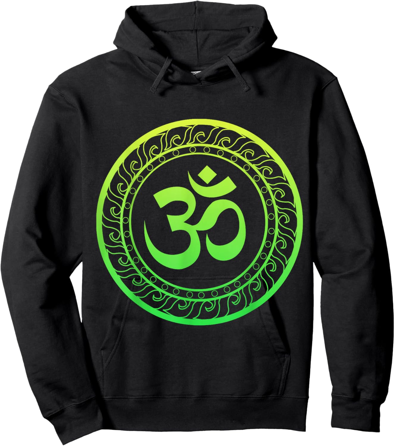 Om Ohm Aum Buddhism Symbol Yoga Sanskrit Hoodie - Hoodie | Black