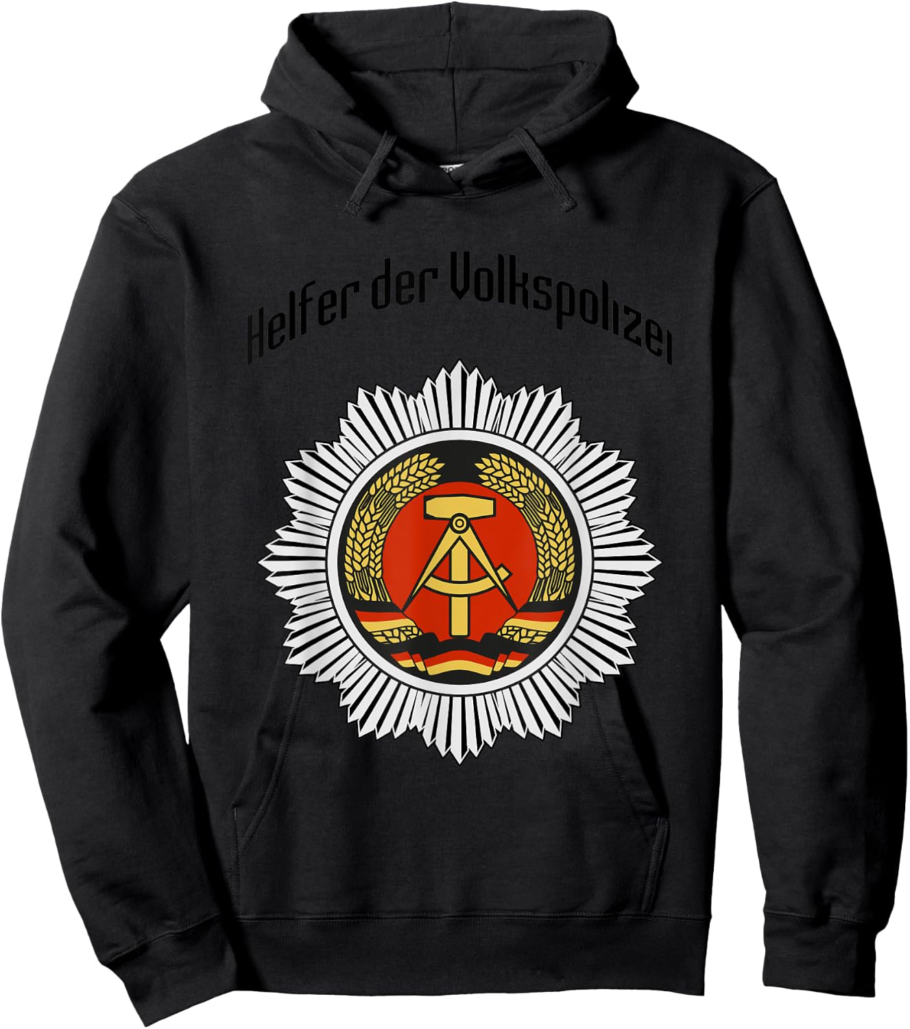 GDR Germany NVA USSR Berliner military Hoodie - Hoodie | Black