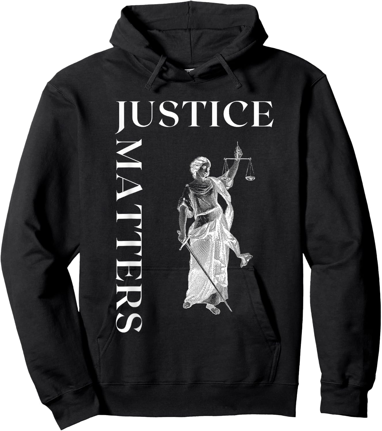 Justice Matters Inspirational Lawyers Quote Human Rights Hoodie - Hoodie | Black