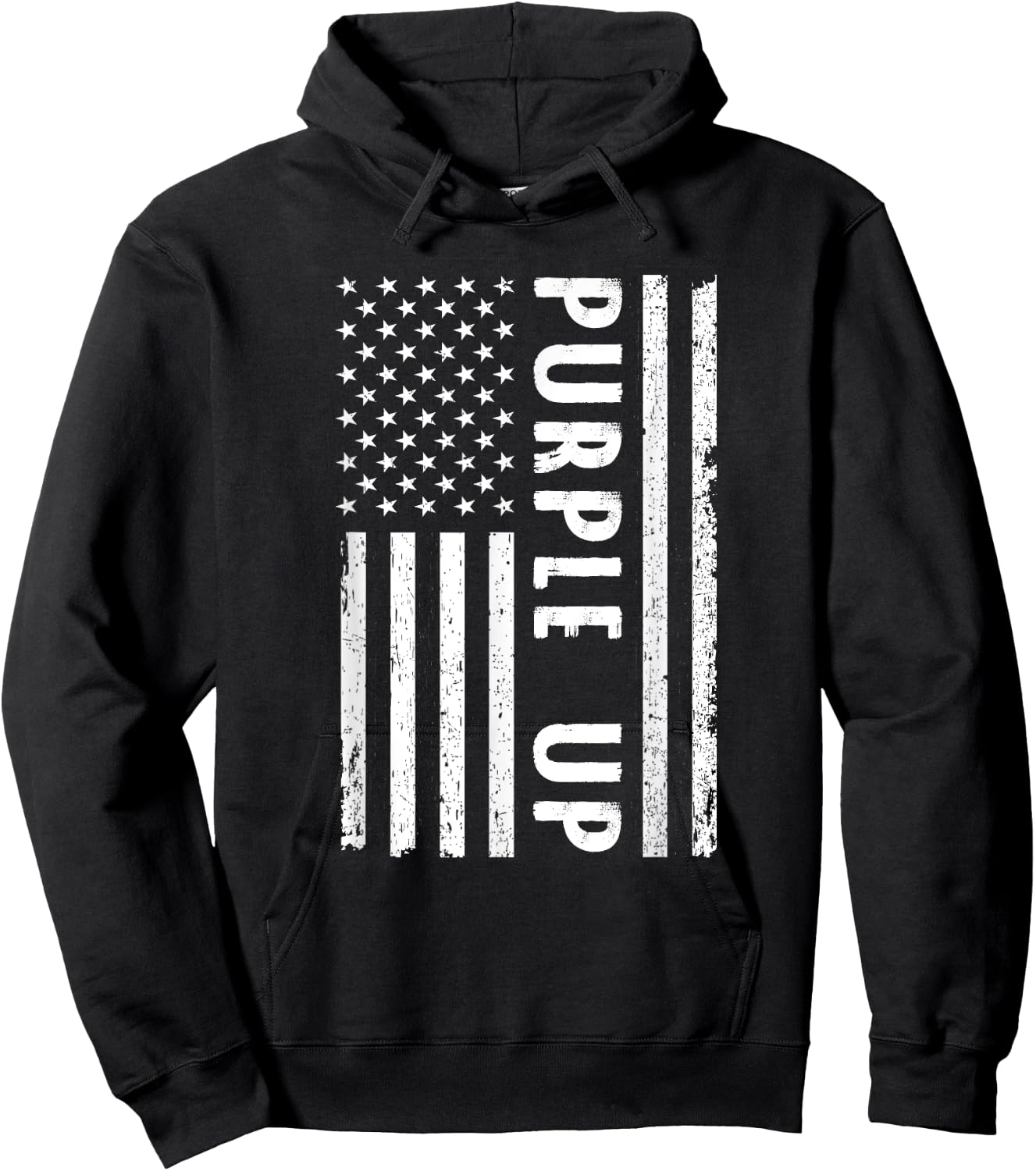 Purple Up Military Child Awareness | & Small Hoodie - Hoodie | Black