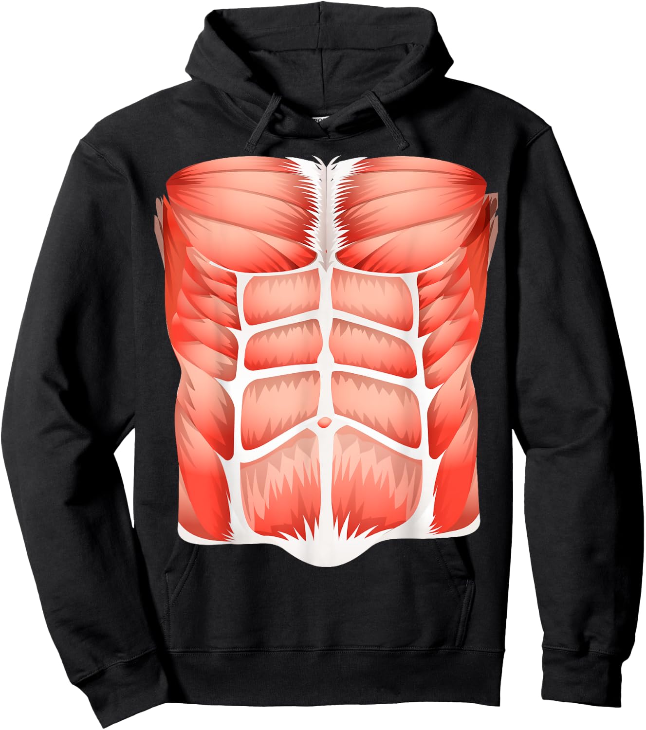 Funny Halloween Costume human muscle anatomy Hoodie - Hoodie | Black
