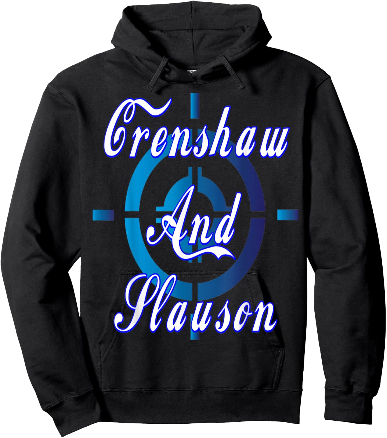 Crenshaw And Slauson Hustle Shirt Hoodie - Hoodie | Black