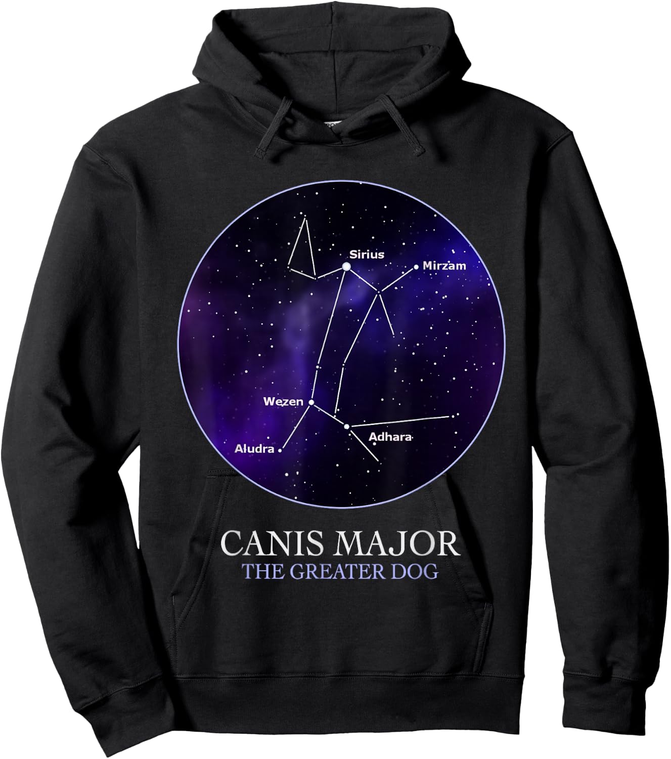 Astronomy Canis Major Constellation Astrology Science Nerd Hoodie - Hoodie | Black