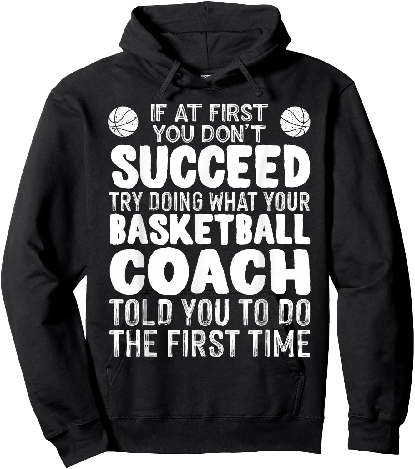 Funny Basketball Coaching Women Team Player Sports Hoodie - Hoodie | Black