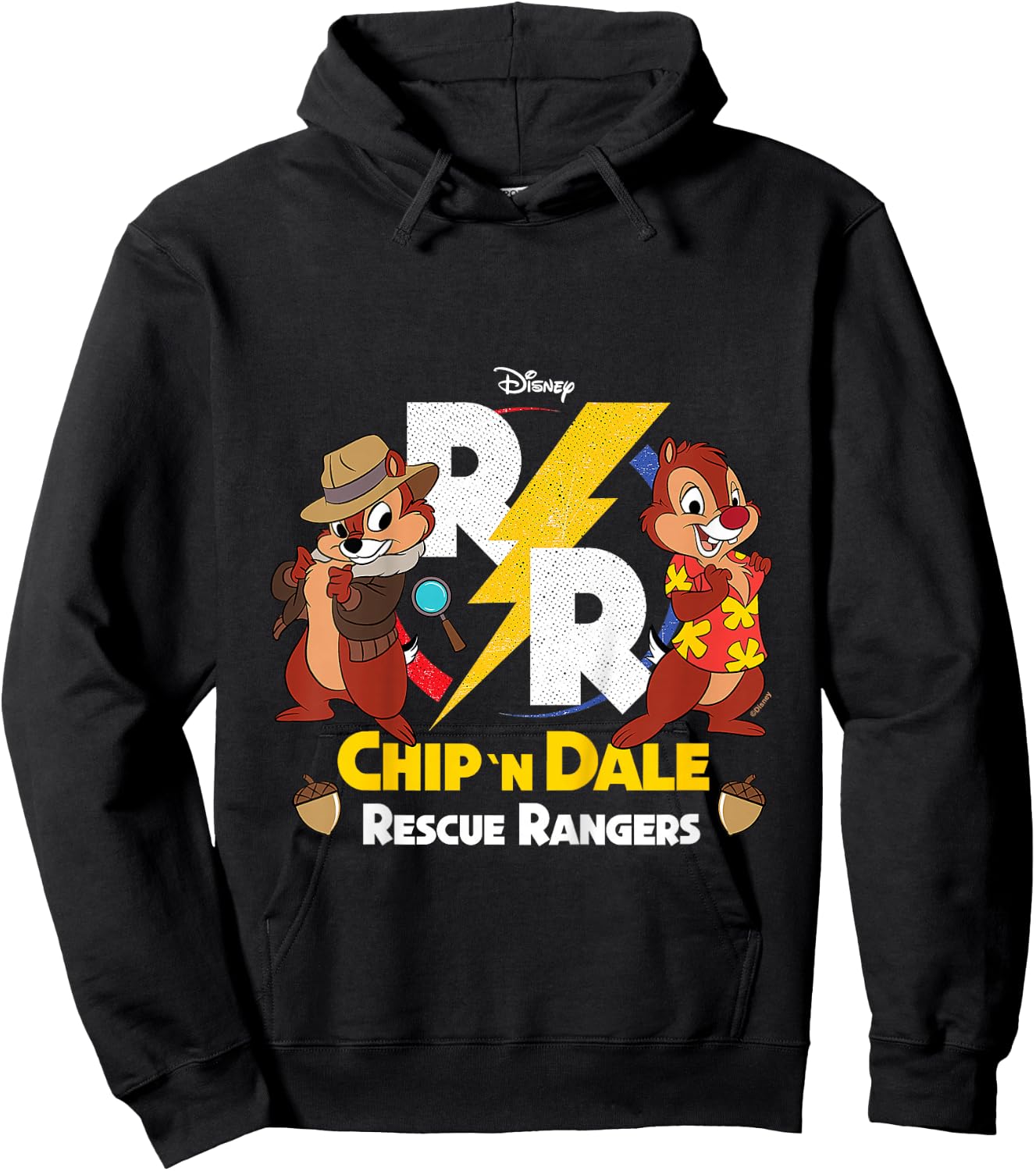 Kids Chip 'N Dale Rescue Rangers - Rescue Rangers Logo Hoodie - Hoodie | Black