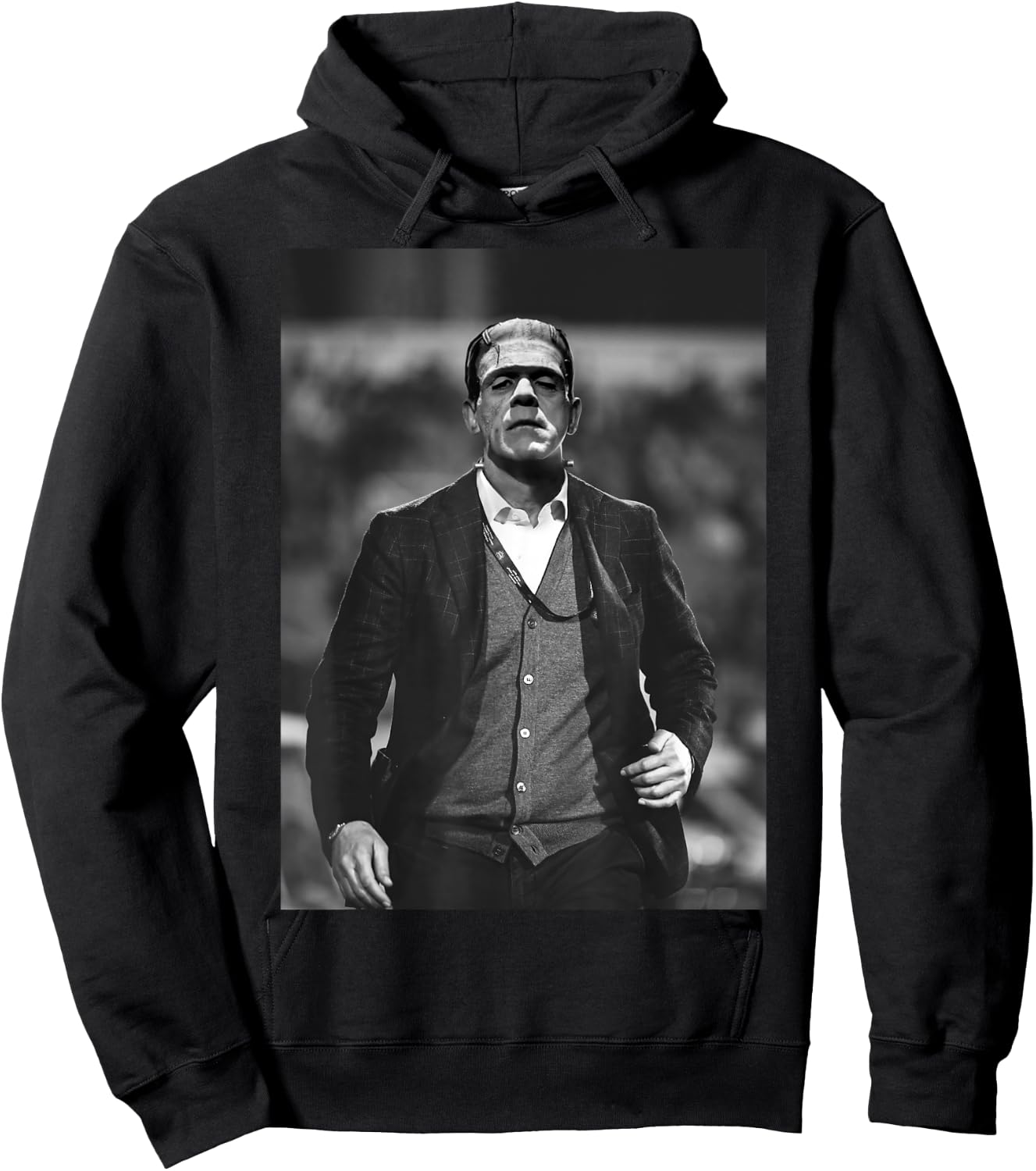 Frankenstein Cool Dapper Frankenstein Monster Suit Halloween Small Hoodie - Hoodie | Black