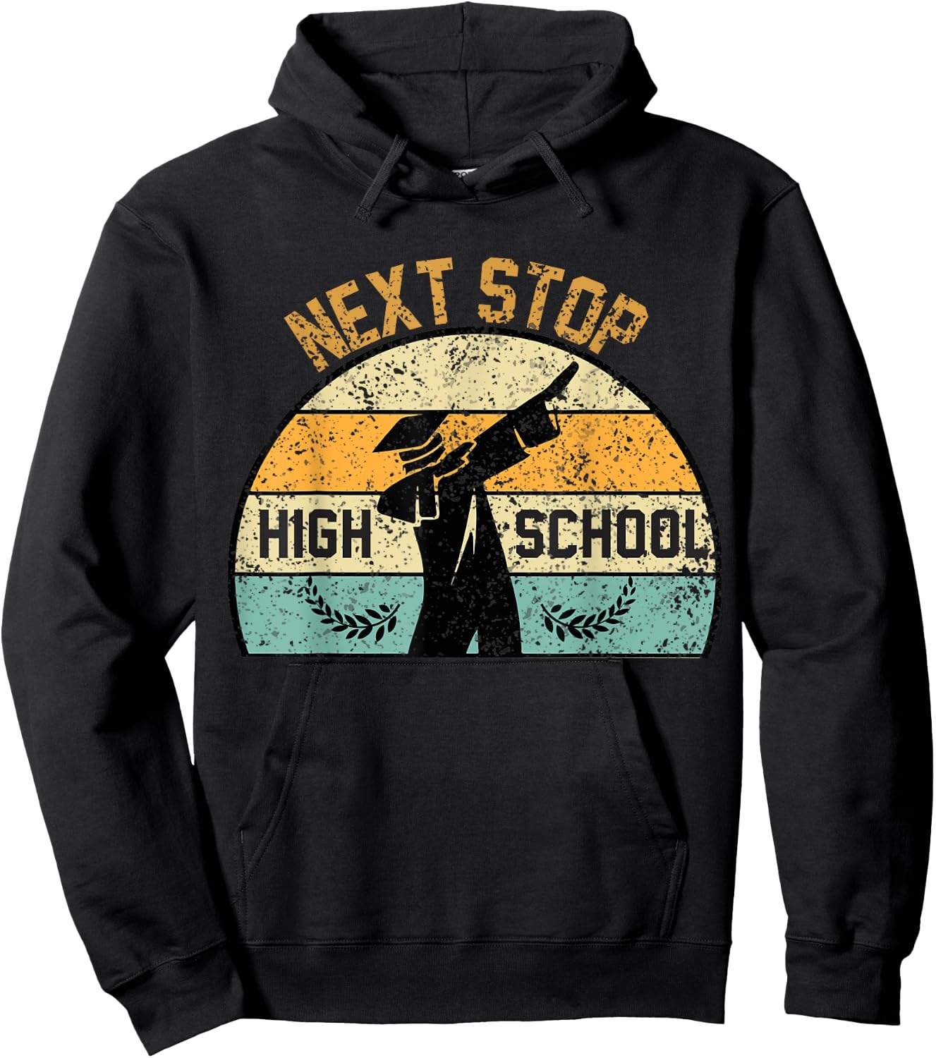 Next Stop High School high school graduation Hoodie - Hoodie | Black