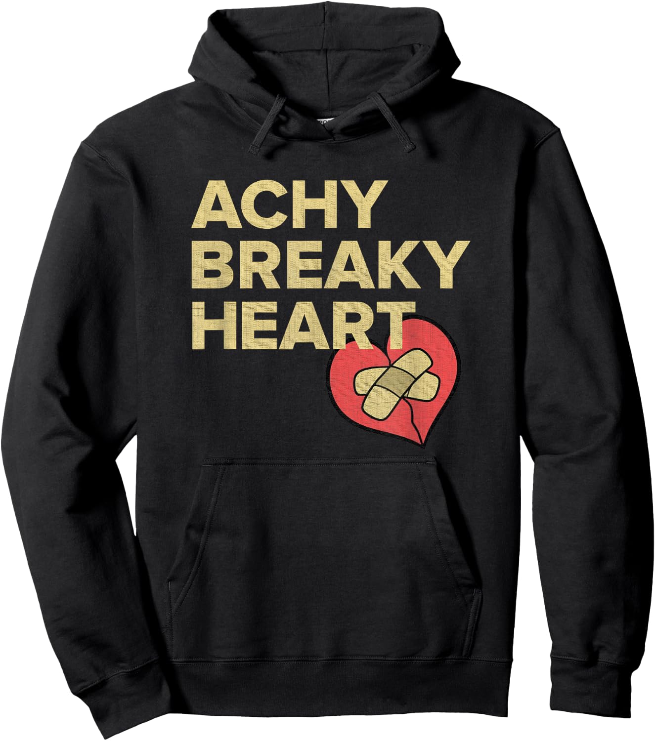 LyricLyfe - - ACHY BREAKY HEART Hoodie - Hoodie | Black