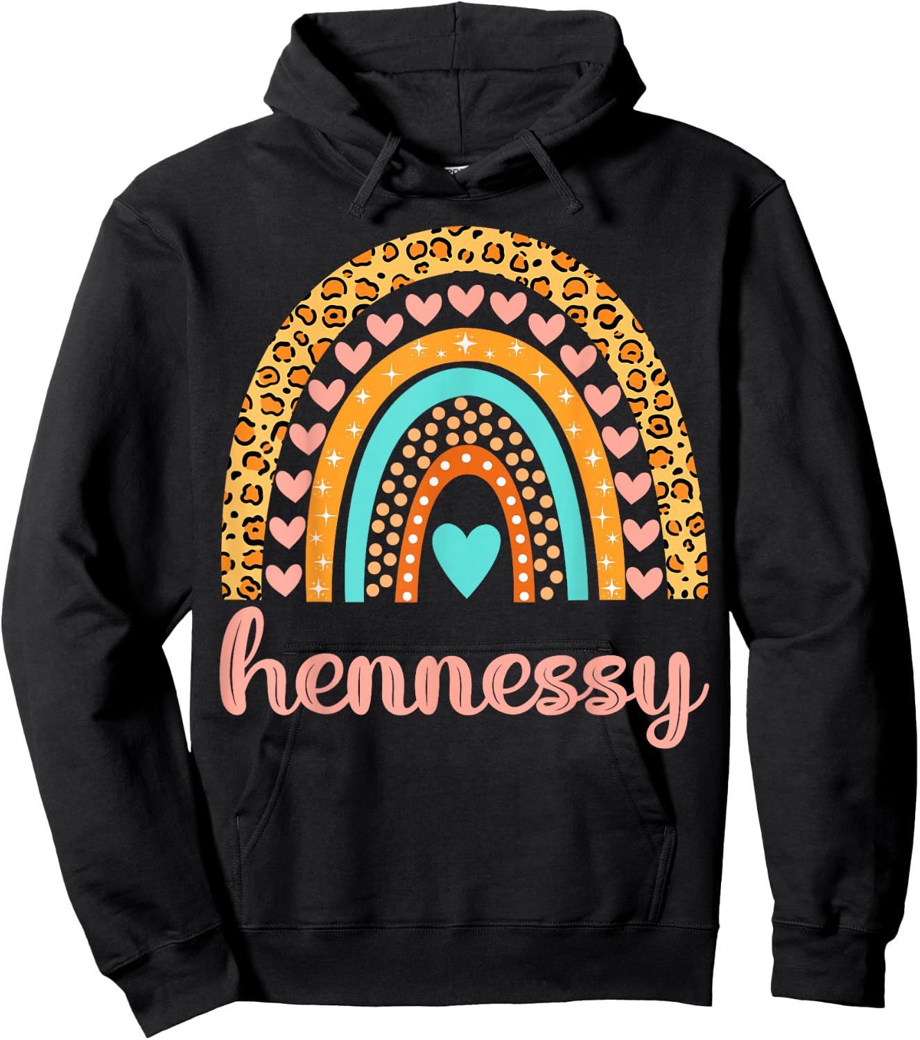 Hennessy Hennessy Name Birthday Shirt Gift Hoodie - Hoodie | Black