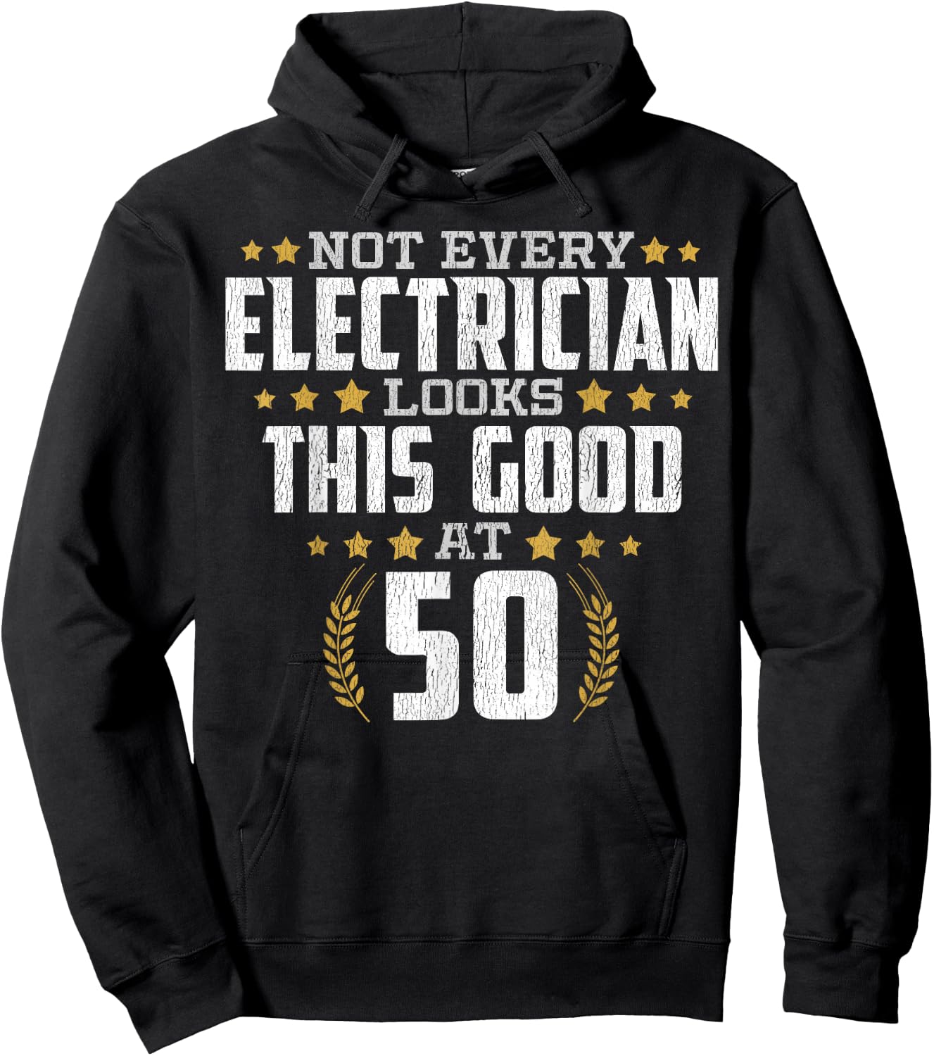 Electrician 50th Birthday Hoodie - Hoodie | Black