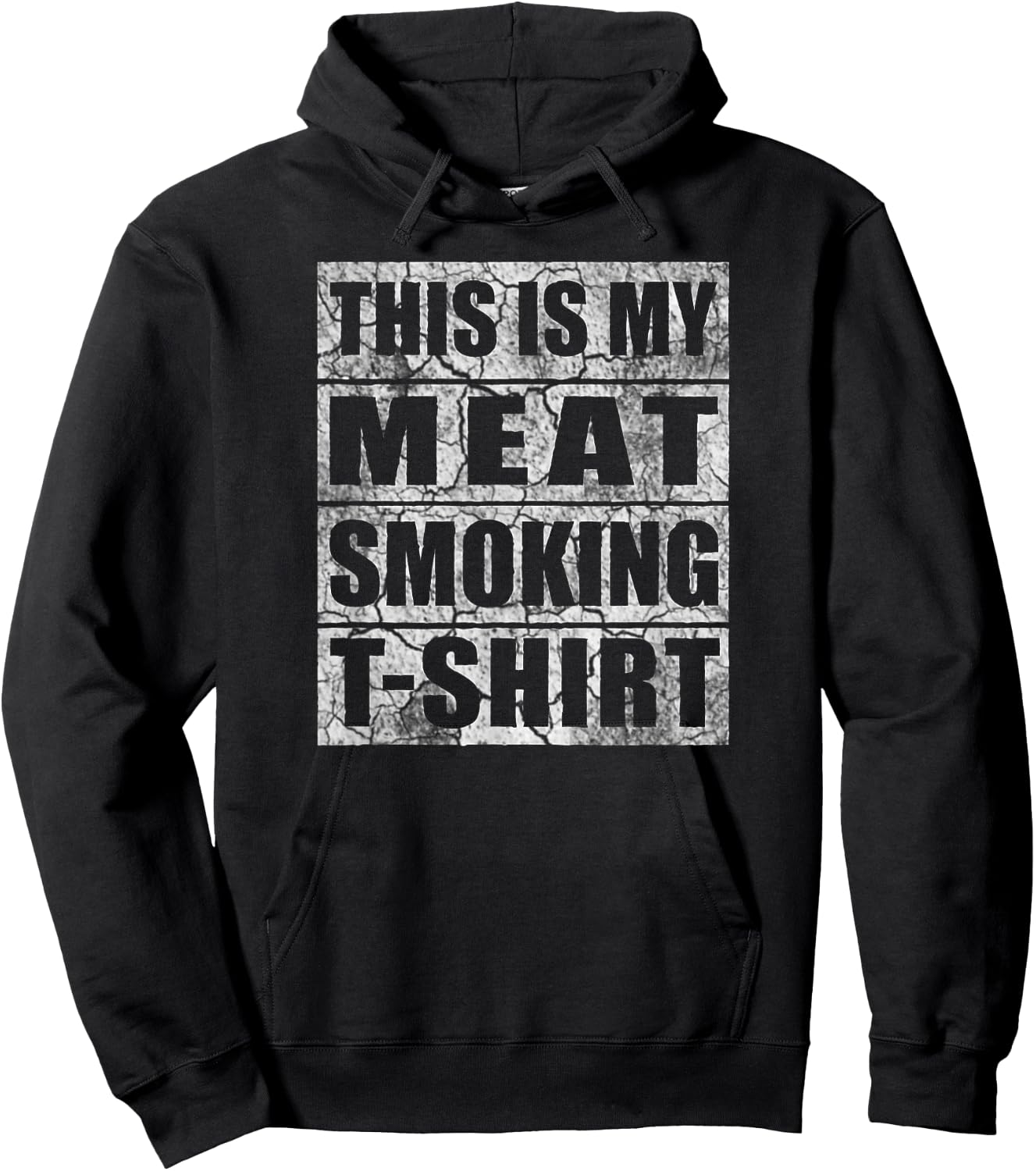 BBQ Smoker - Vintage Smoking Bar-B-Que Fan Hoodie - Hoodie | Black