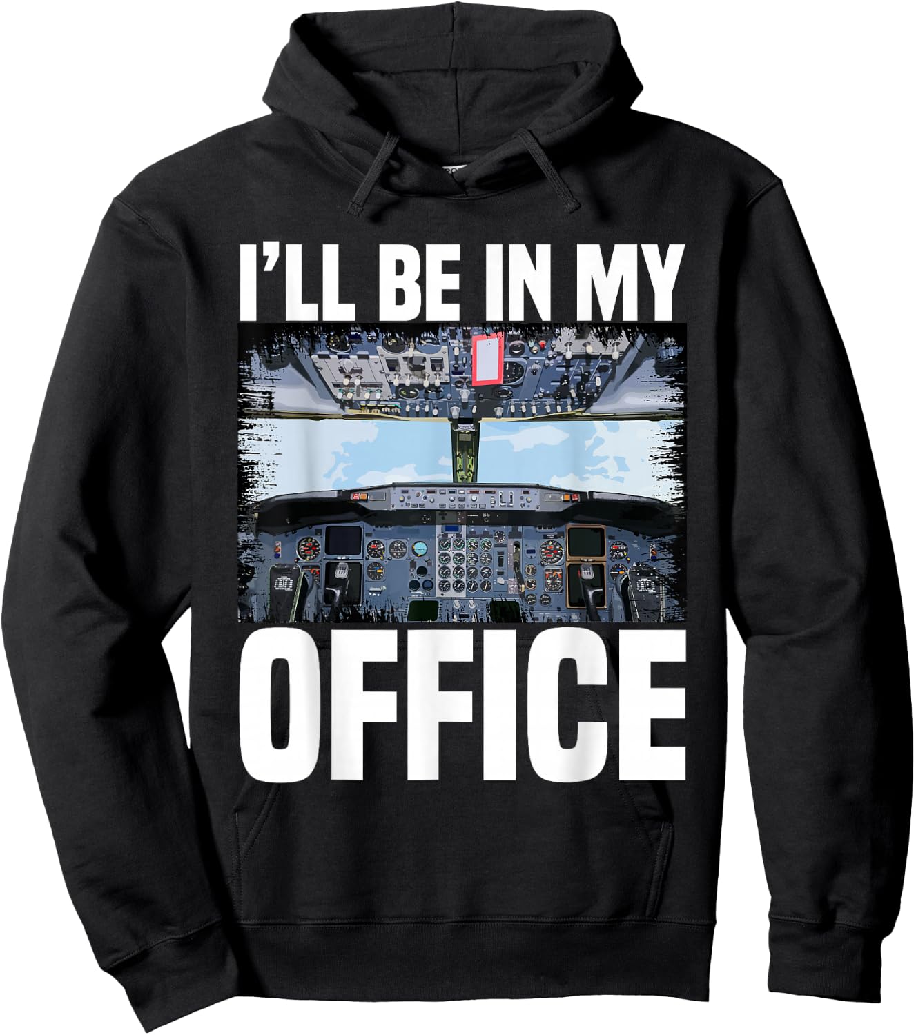 Aeroplane Pilot Aeroplane Lover Flying Flight Crew Hoodie - Hoodie | Black