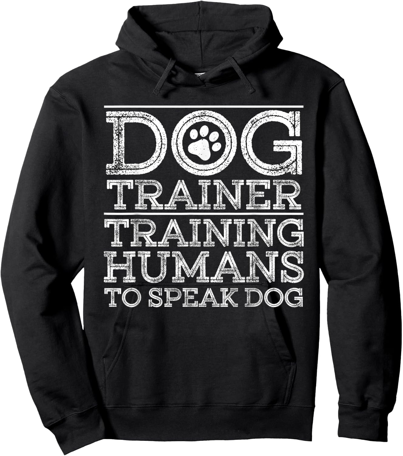 Funny Dog Trainer Design Women Dog Training Lover Hoodie - Hoodie | Black