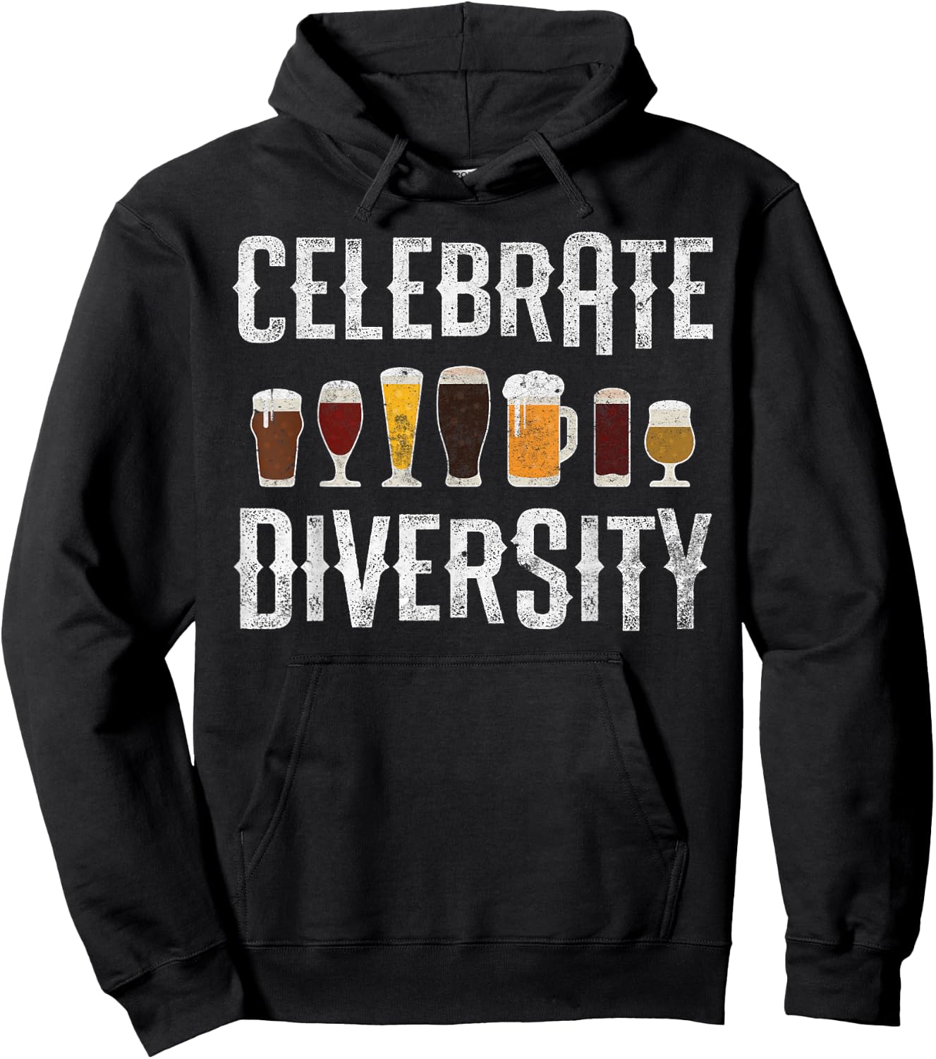 Craft Beer Drinking Celebrate Diversity Beer Lover Microbrew Hoodie - Hoodie | Black