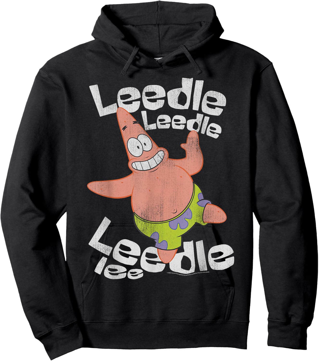 SpongeBob SquarePants Singing Patrick Leedle Hoodie - Hoodie | Black