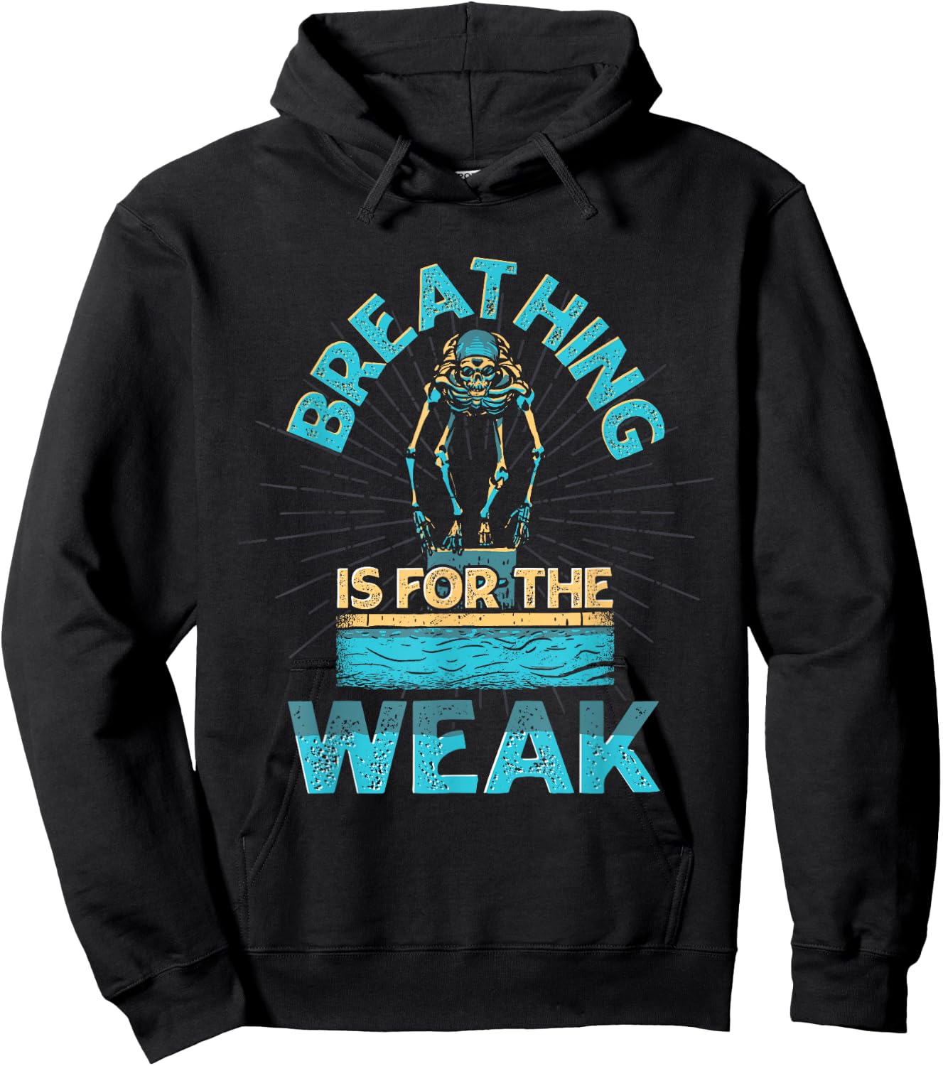 Water Rat Hobby Swimmer Water Sports Fun Swimming Hoodie - Hoodie | Black