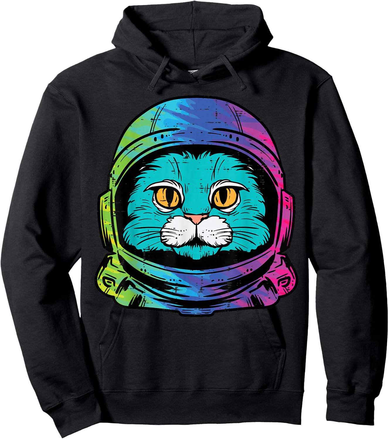 Cat Astronaut Cool Space Kitty Universe Men Boys Kids Women Hoodie - Hoodie | Black