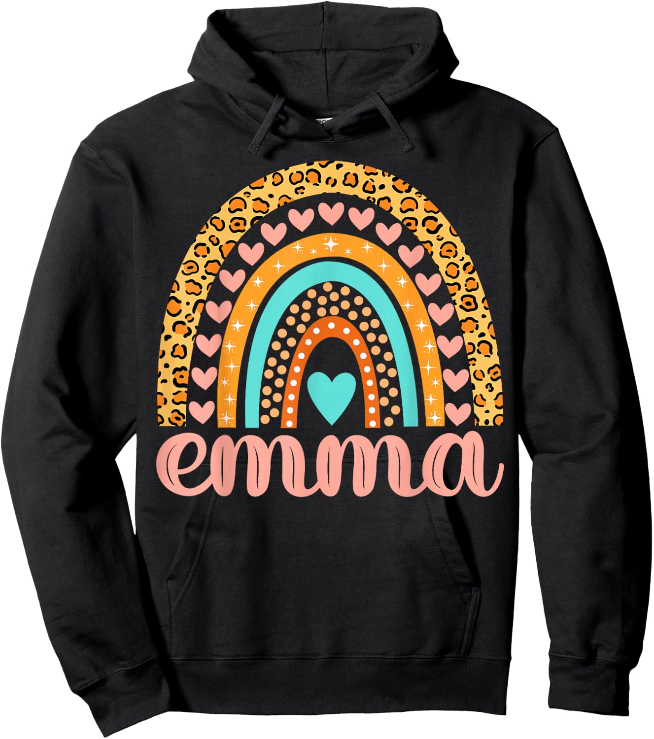 Emma Emma Name Birthday Shirt Gift Hoodie - Hoodie | Black