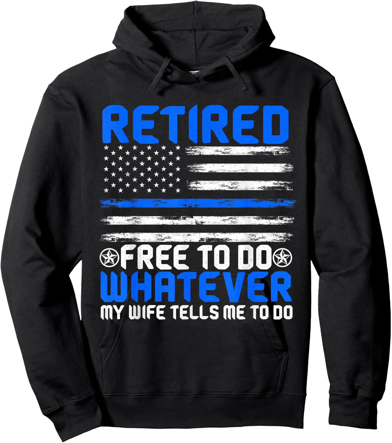Retired Police Officer Law Enforcement Sheriff Retirement Hoodie - Hoodie | Black